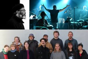 Porträt-Collage mit Pat Thomas, Fire! Orchestra und Amalie Dahl’s Dafnie EXTENDED