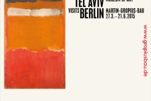 Ausstellungsplakat „Jahrhundertzeichen. Tel Aviv Museum of Art visits Berlin“
