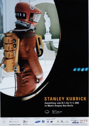 Plakat zur Ausstellung „Stanley Kubrick“
