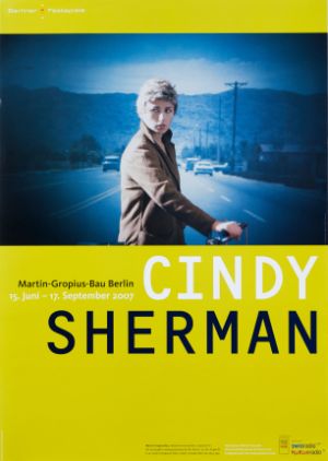 Plakat zur Ausstellung „Cindy Sherman“