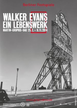 Ausstellungsplakat „Walker Evans. Ein Lebenswerk“