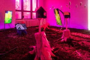 Heather Phillipson, „Mesocosmic Indoor Overture“, 2019