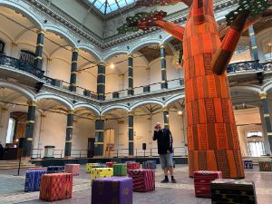 Emeka Ogboh, Ámà: The Gathering Place, 2021, installation view, Gropius Bau, Berlin