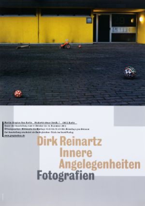Poster of the exhibition  „Dirk Reinartz. Internal Affairs“