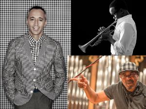 Theo Bleckmann, Ambrose Akinmusire, Louis Moholo-Moholo © Susie Knoll, Promo, Roberto Cifarelli