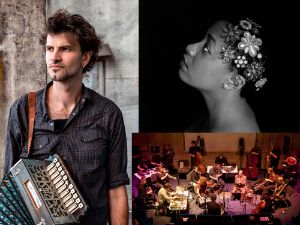 Vincent Peirani, Cécile McLorin Salvant, Splitter Orchester © Sylvain Gripoix, John Abbott, Kai Bienert