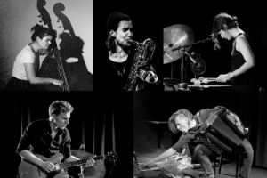 Collage with Emil Storløkken Åse, Hanne De Backer, Zbigniew Chojnacki, Beate Wiesinger and Evi Filippou