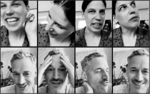 Strip with passport photos of Bettina Bohle and Matthias Pasdzierny