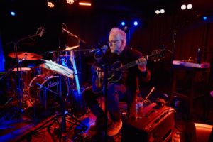 Marc Ribot plays the guitar