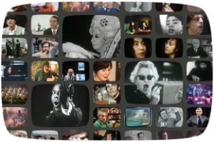 Film stills of TV productions of contemporary music