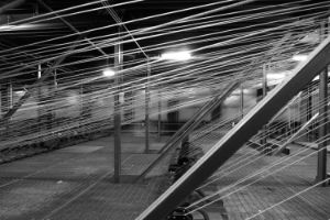 Ansicht des Rollenbodens im Haus der Berliner Festspiele vor dem Umbau 2010