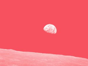 Erdaufgang vom Mond aus gesehen, aufgenommen von Apollo 8, Weihnachten 1968 © Wikimedia Commons