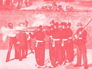 Édouard Manet „Die Erschießung des Kaisers Maximilian“, 1868-89 © Wikimedia Commons