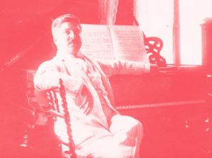 Artur Schnabel on the piano, Berlin 1910. Photo: Schnabel Music Foundation