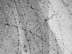 Emma McNally, graphite pencil on folded paper with steel pins © Emma McNally