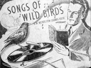 Ludwig Koch, “Songs of Wild Birds”, sound book, cover, 1936 © British Library Sound Archive