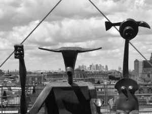 Paris vom Dach des Centre Pompidou aus gesehen © privat