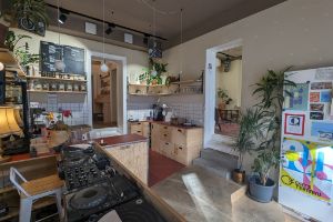 Innenraum eines Cafés