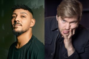 Portraits of Abdul Kader Chahin and Shahak Shapira