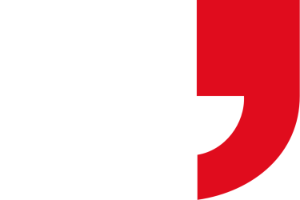 Ein rotes Komma