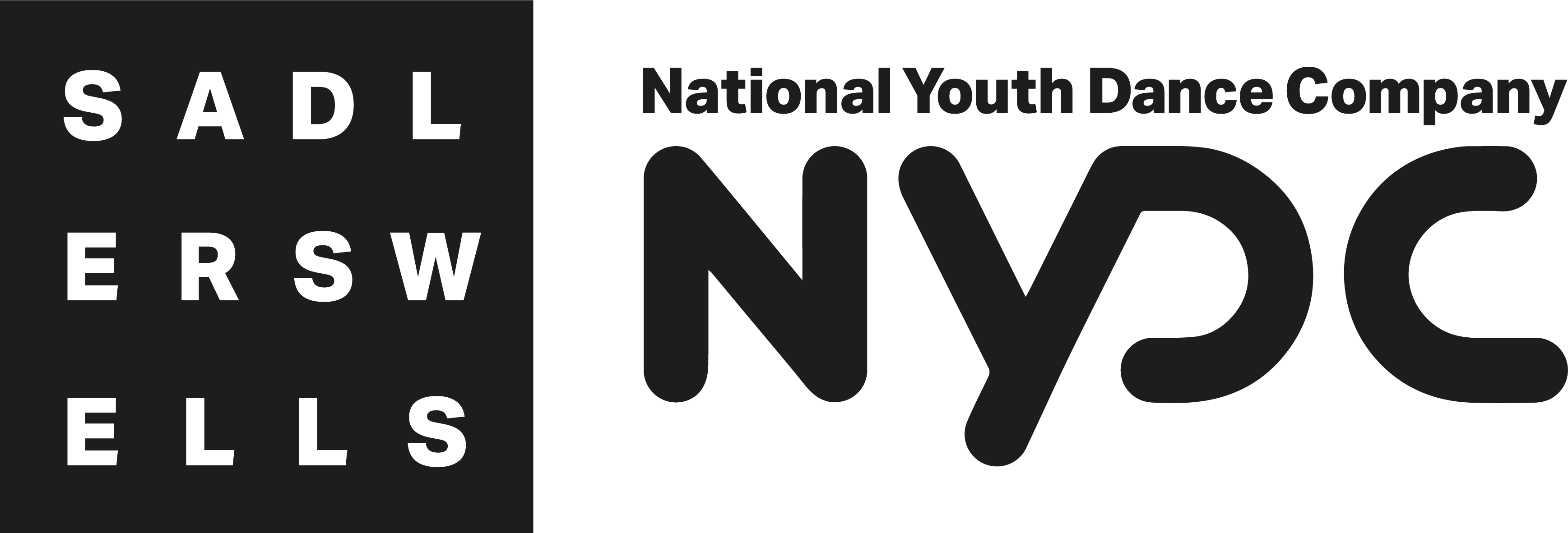 Logokombination Sadlers Wells und National Youth Dance Company
